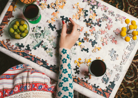 Doing puzzle can help you with mindfulness