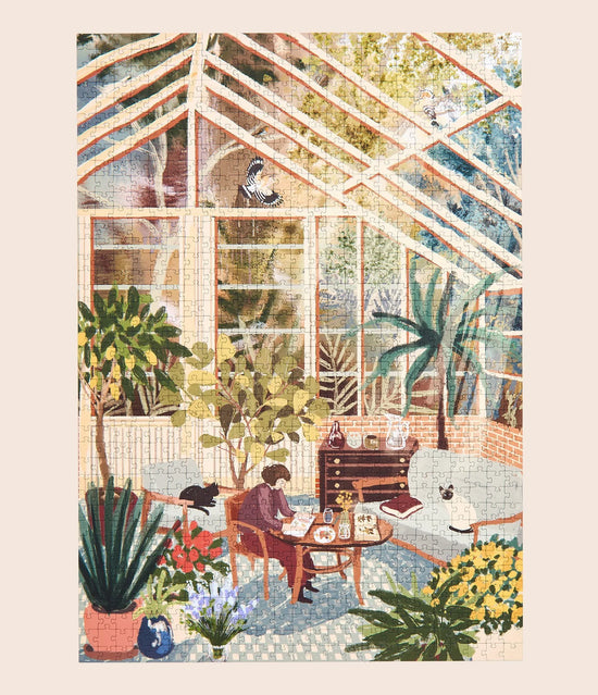 Jardin d’hiver Puzzle by Lida Ziruffo